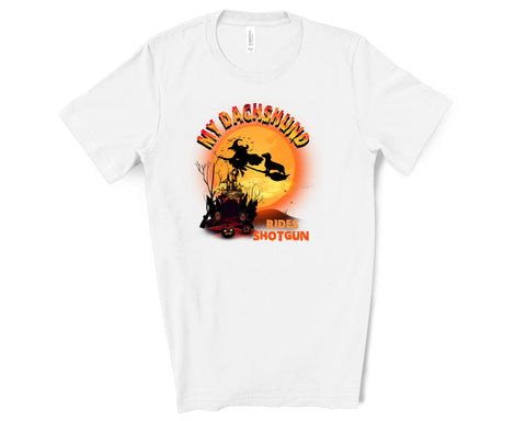 Shotgun Dachshund - Unisex Tshirt premium