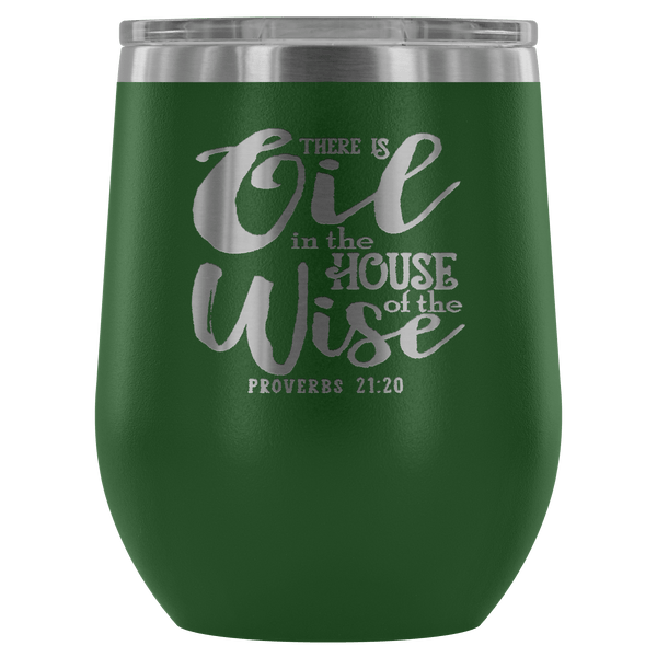 PROVERBS EO STAINLESS STEEL VACUUM WINE TUMBLER - 12 COLORS TO CHOOSE FROM