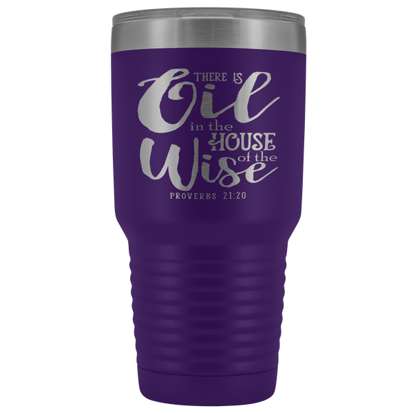 PROVERBS EO STAINLESS STEEL VACUUM TUMBLER - COMES IN 12 COLORS - HUGE 30 OZ SIZE