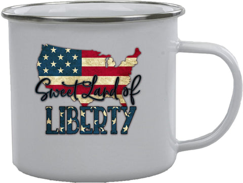 Sweet Land of Liberty Camp Mug - Stainless Steel Camp Mug