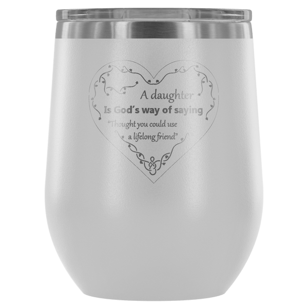 AWESOME LIFELONG FRIEND WINE TUMBLER - 12 COLORS TO CHOOSE FROM!