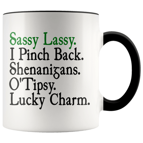 SASSY LASSY TWO TONED MUG